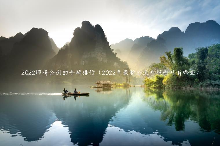 2022即将公测的手游排行（2022年最新公测开服手游有哪些）